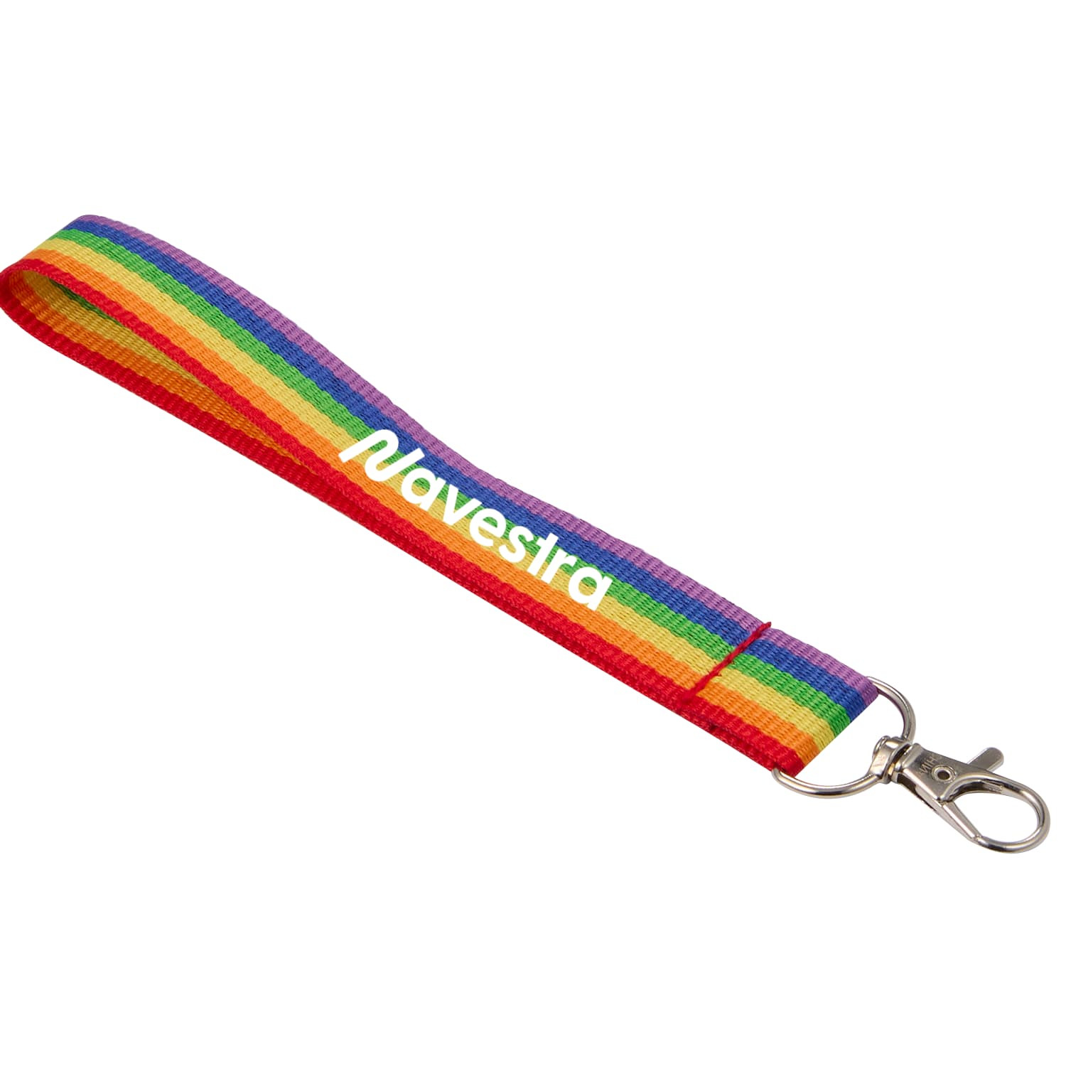 Rainbow Recycled Wrist Lanyard Product Image