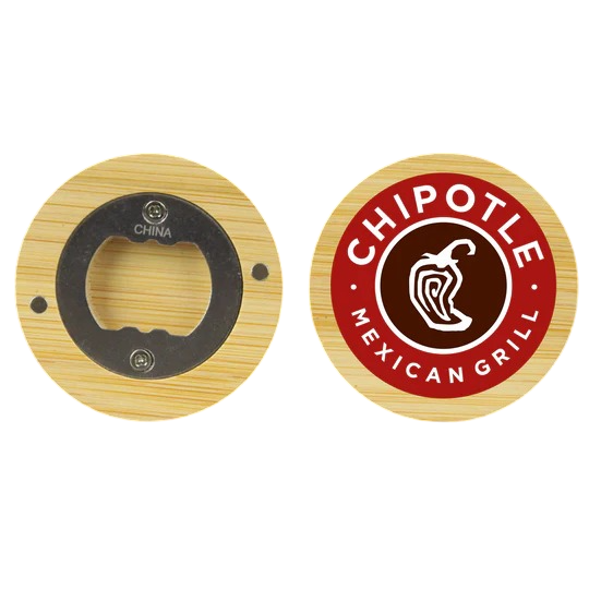 Magnetic Bamboo Bottle Opener Product Image