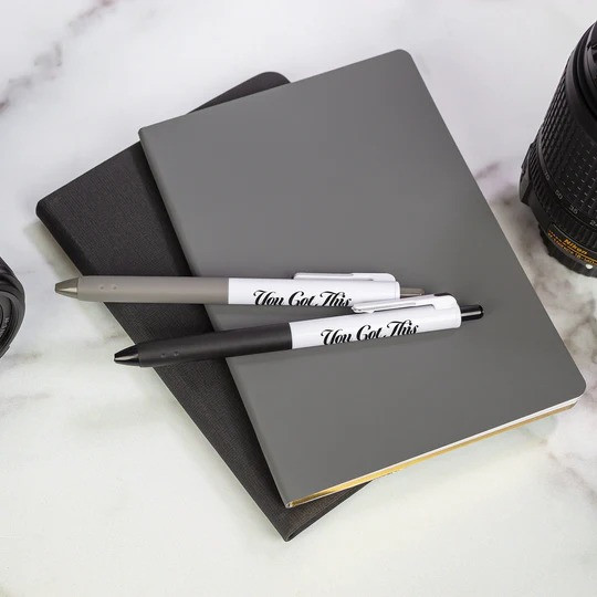 Recycled 2-Tones Pen with Long Soft Grip Product Image