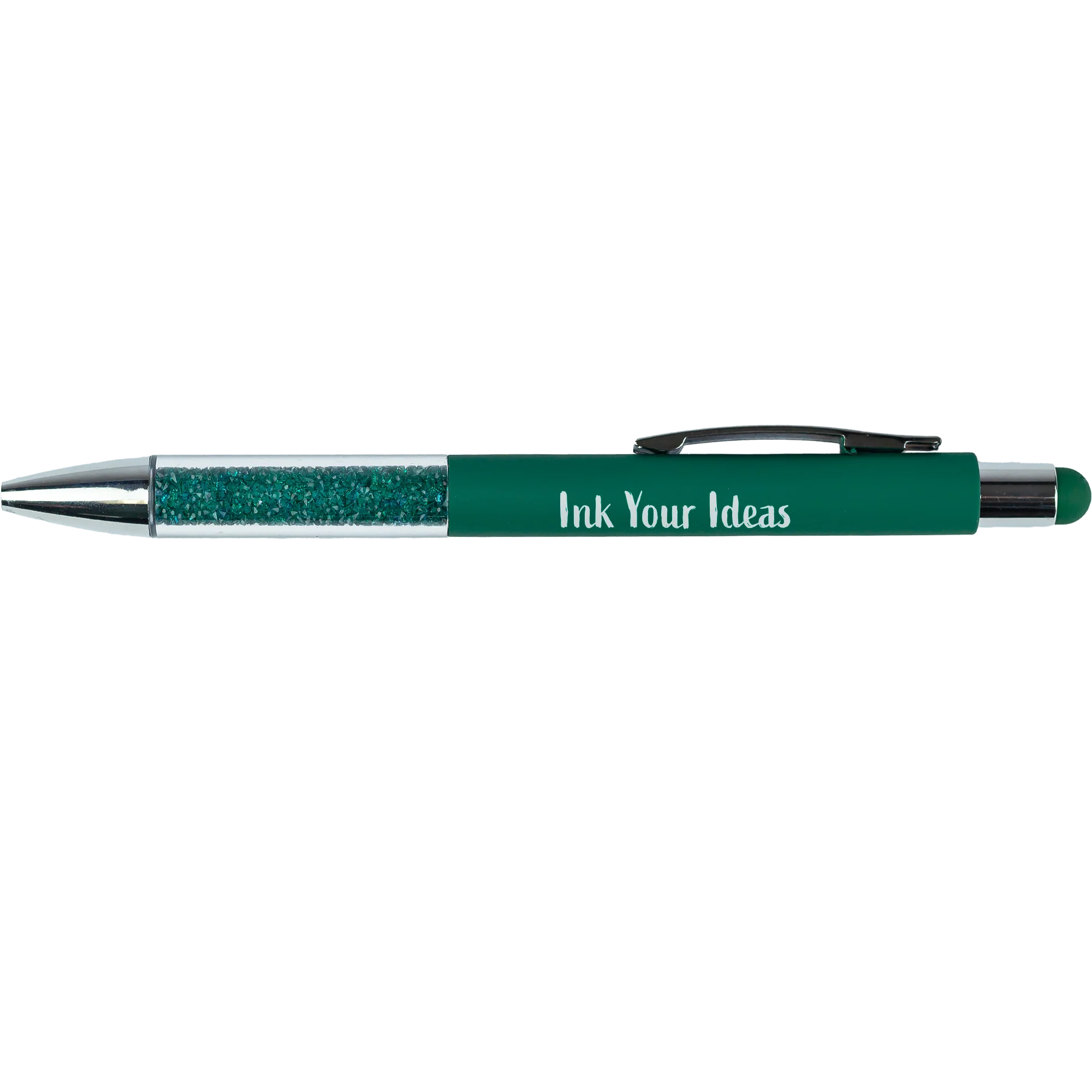 Recycled Glitter Grip Stylus Pen Product Image