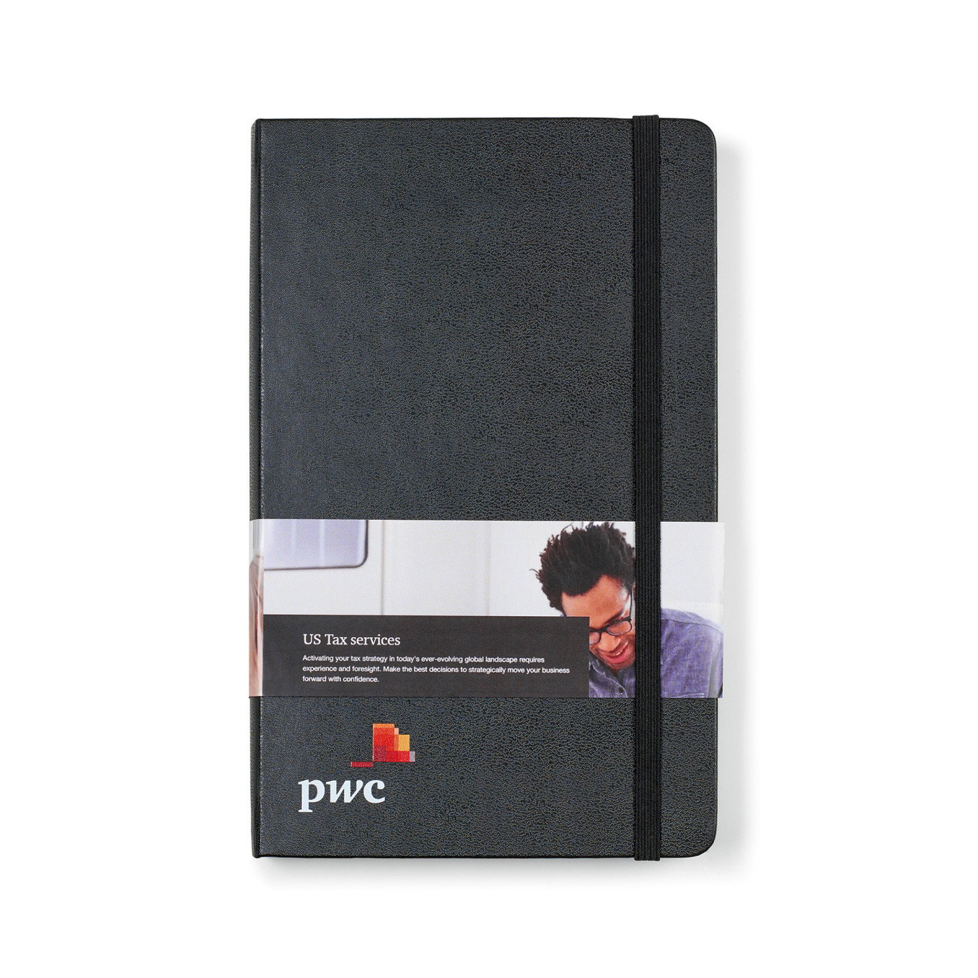 Moleskine® Large Expanded Custom Band Product Image