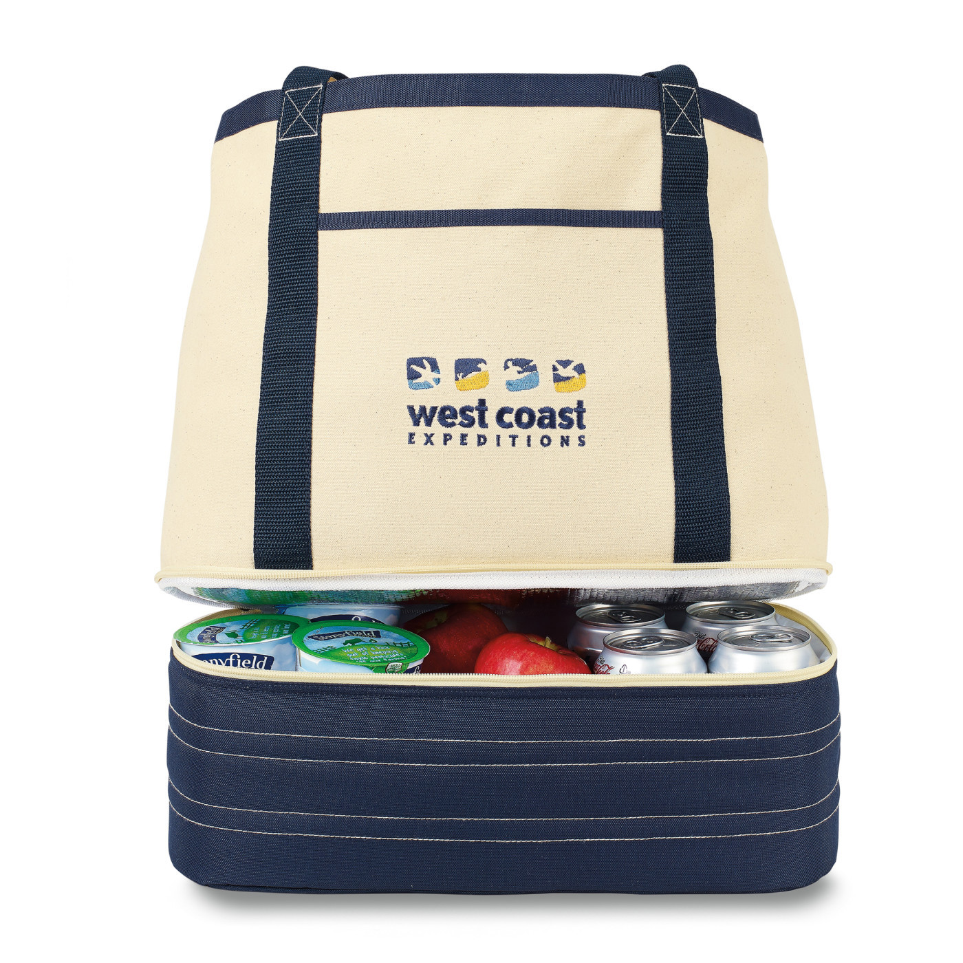Coastal Cotton Insulated Tote Product Image