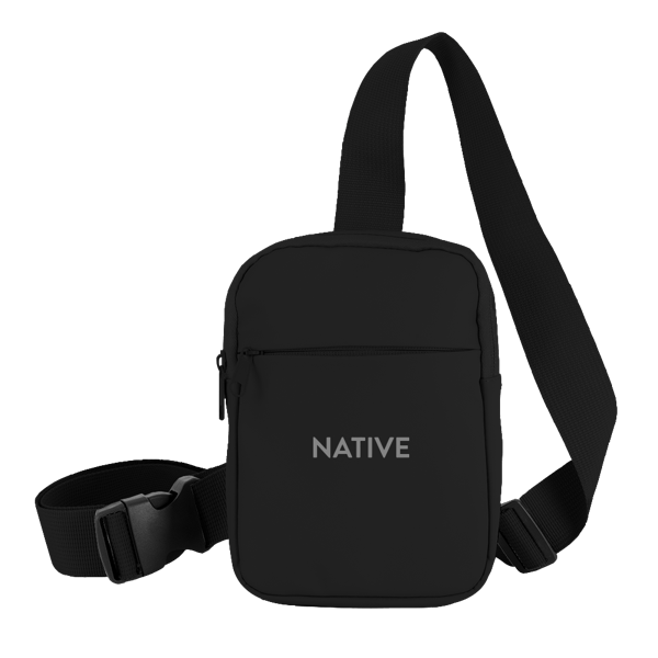 Crosscut Recycled PU Crossbody Bag Product Image