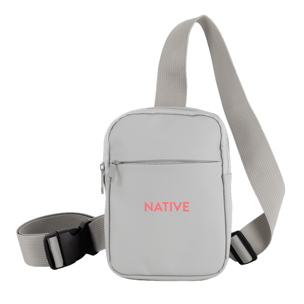 Crosscut Recycled PU Crossbody Bag Product Image