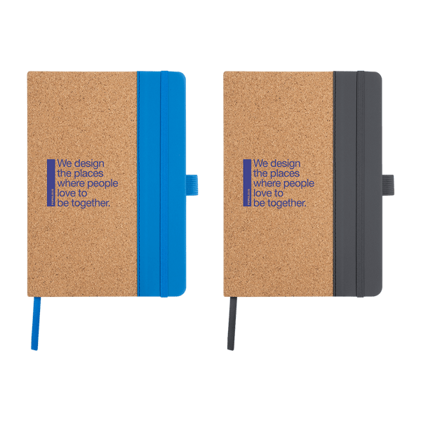 Hickory Cork & Recycled PU Notebook Product Image