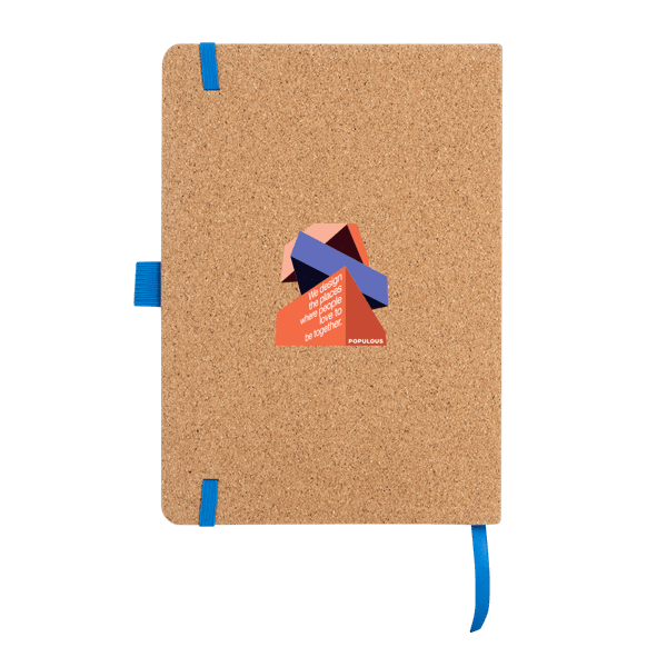 Hickory Cork & Recycled PU Notebook Product Image