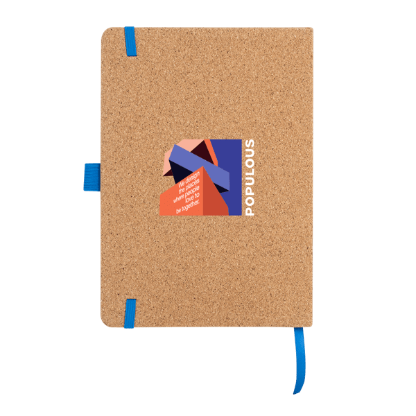 Hickory Cork & Recycled PU Notebook Product Image