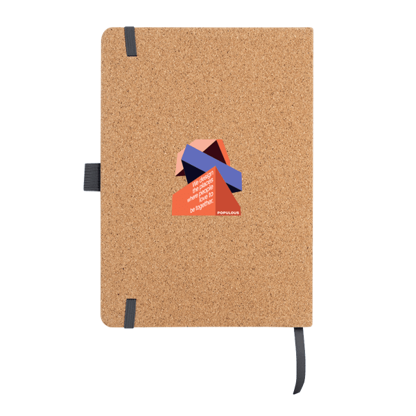 Hickory Cork & Recycled PU Notebook Product Image