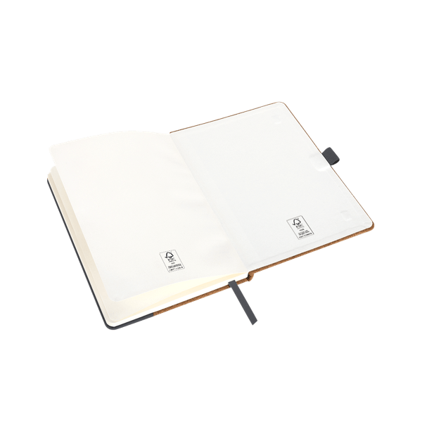 Hickory Cork & Recycled PU Notebook Product Image