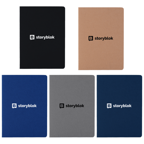 Stitches Recycled Paper Notebook Product Image