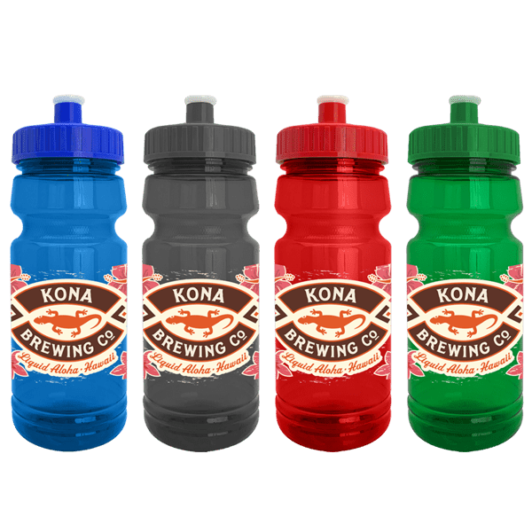 Cycle Recycled Transparent Bike Bottle w/Push-Pull Lid - 24oz. Product Image