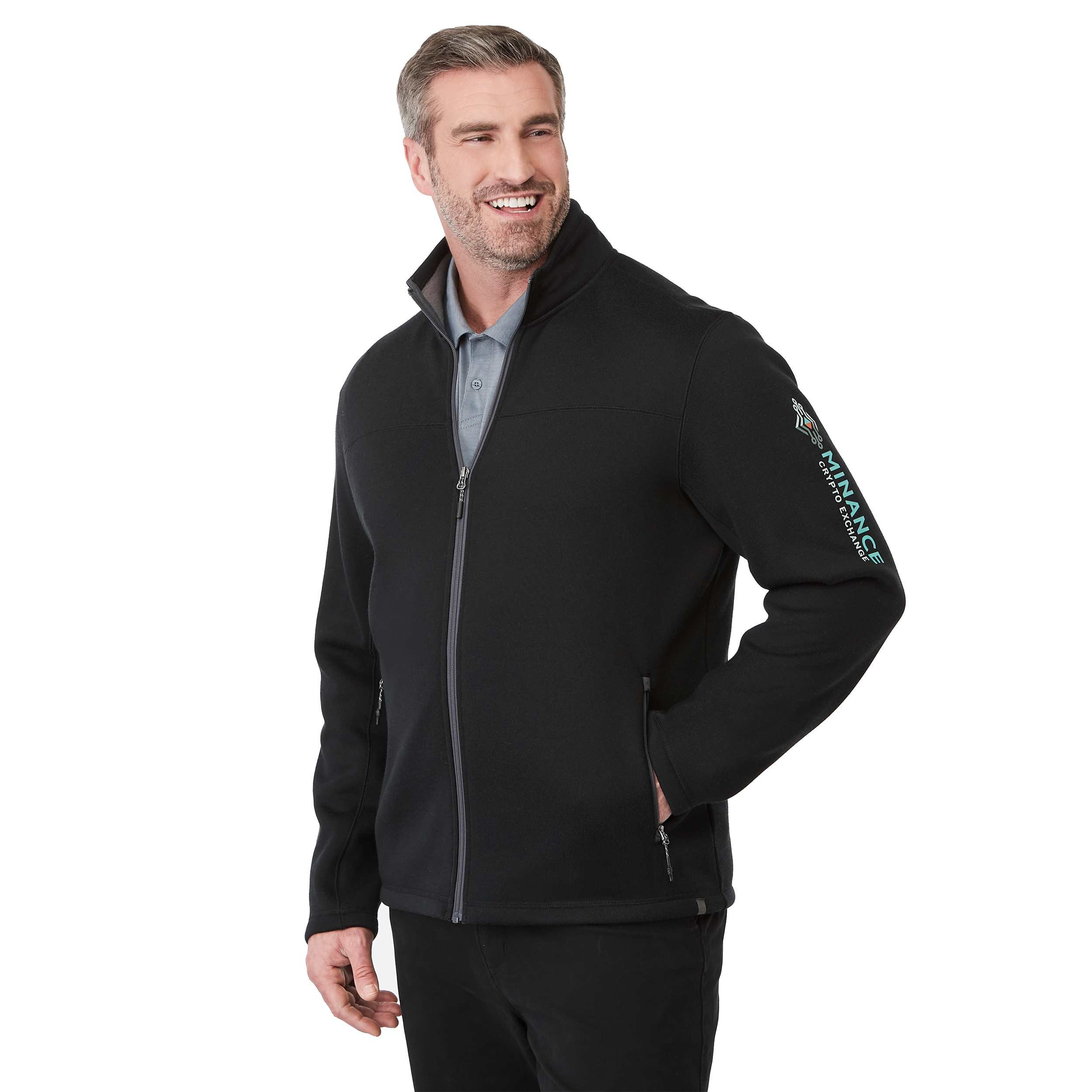 Men's Darnell Eco Knit Full Zip Sweater Product Image