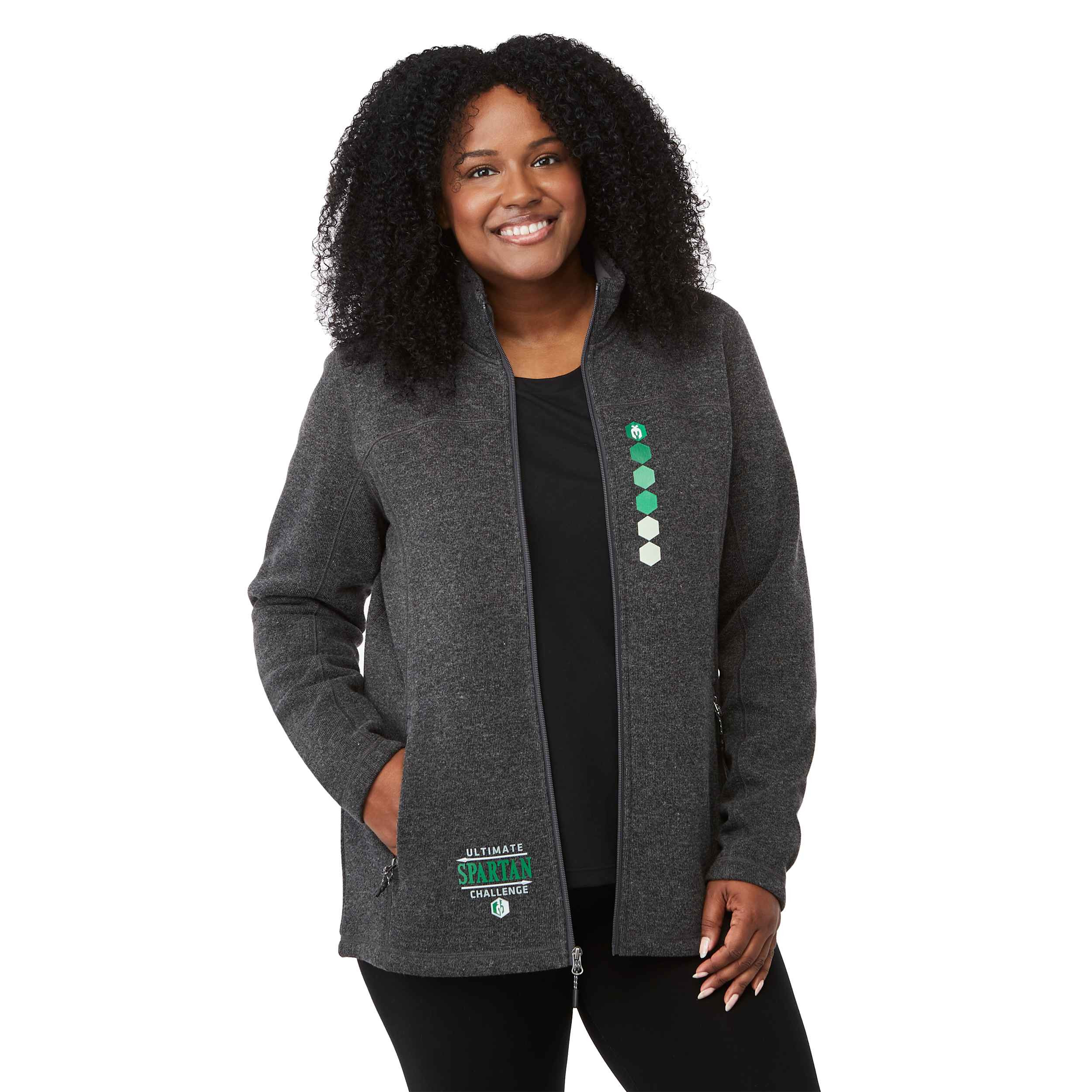 Women's Darnell Eco Knit Full Zip Sweater Product Image