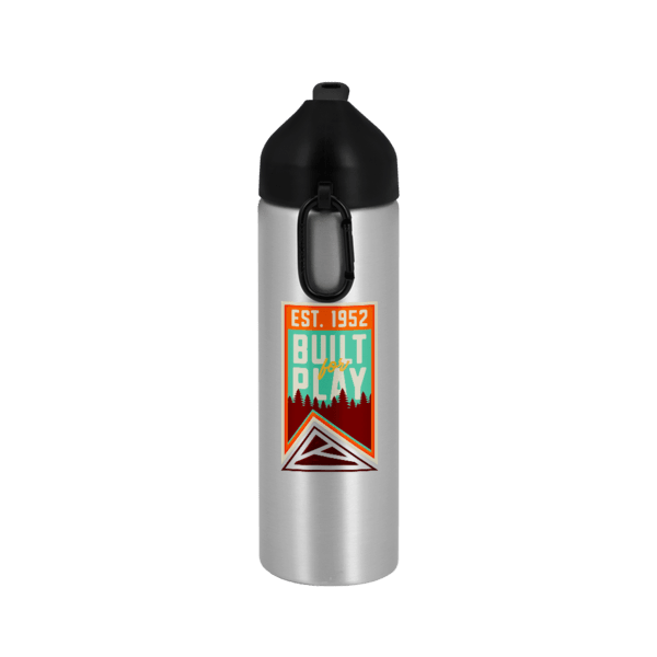 EasyFlow Recycled Aluminum Bottle w Straw Lid - 20 oz. Product Image