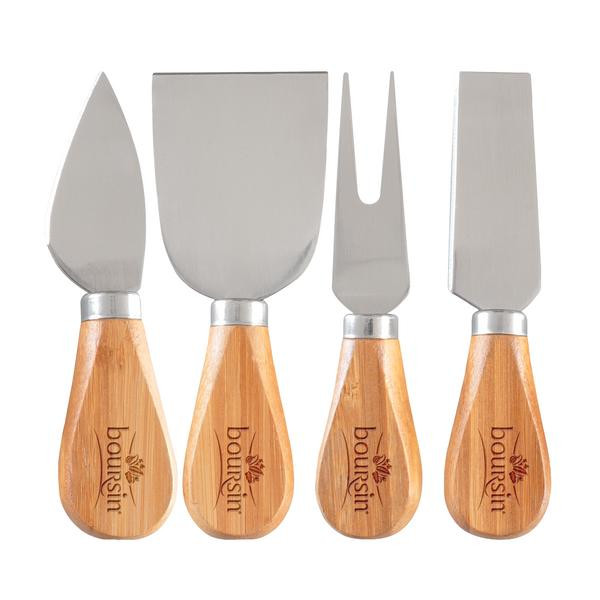 4- Piece Bamboo Cheese Tool Set Product Image