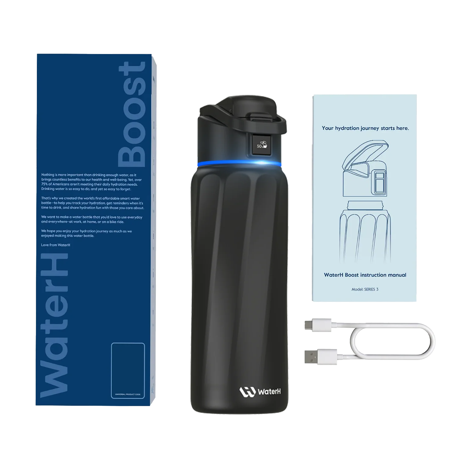 WaterH Smart Water Bottle - 32 oz. Product Image