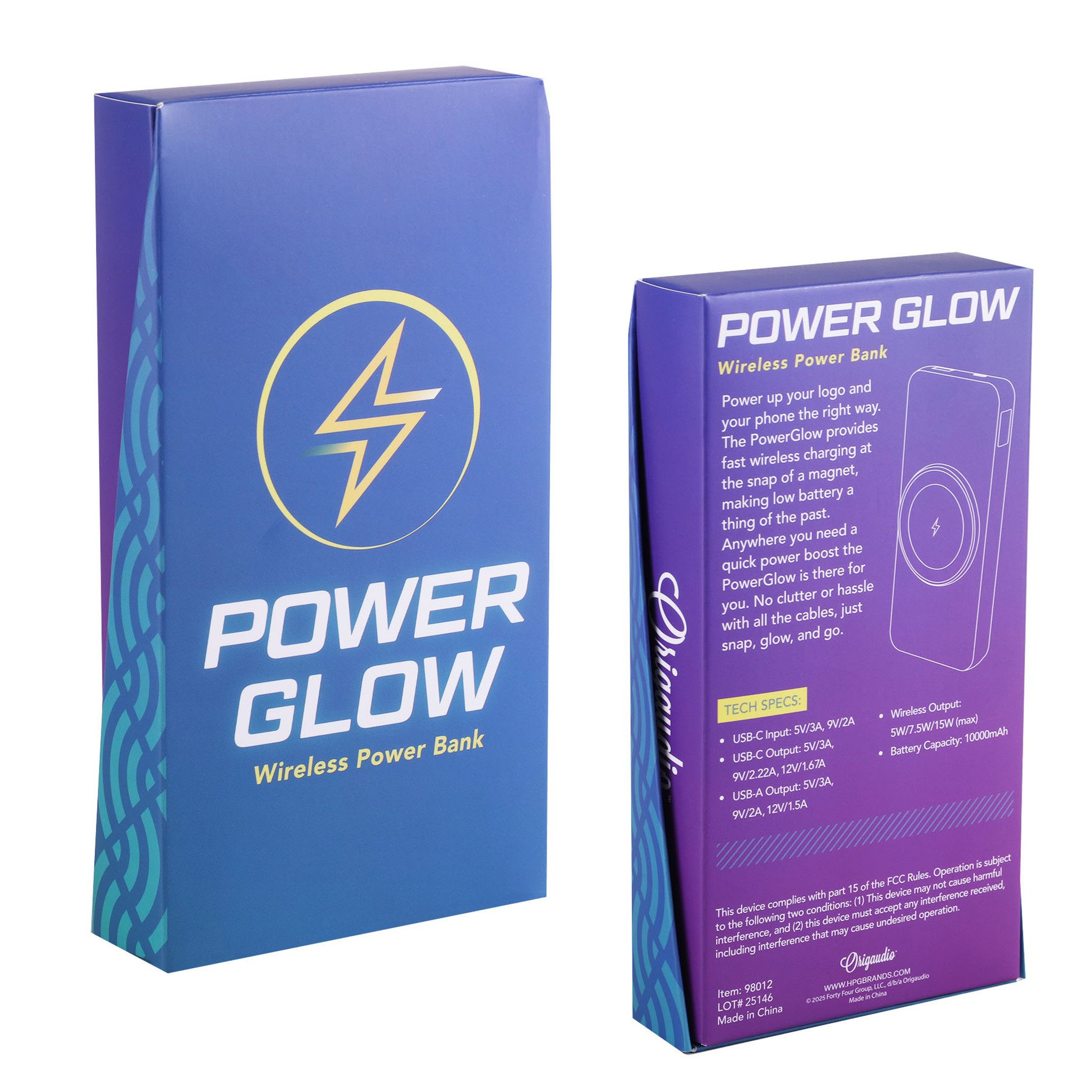 PowerGlow Illuminating 10,000mAh Power Bank Product Image