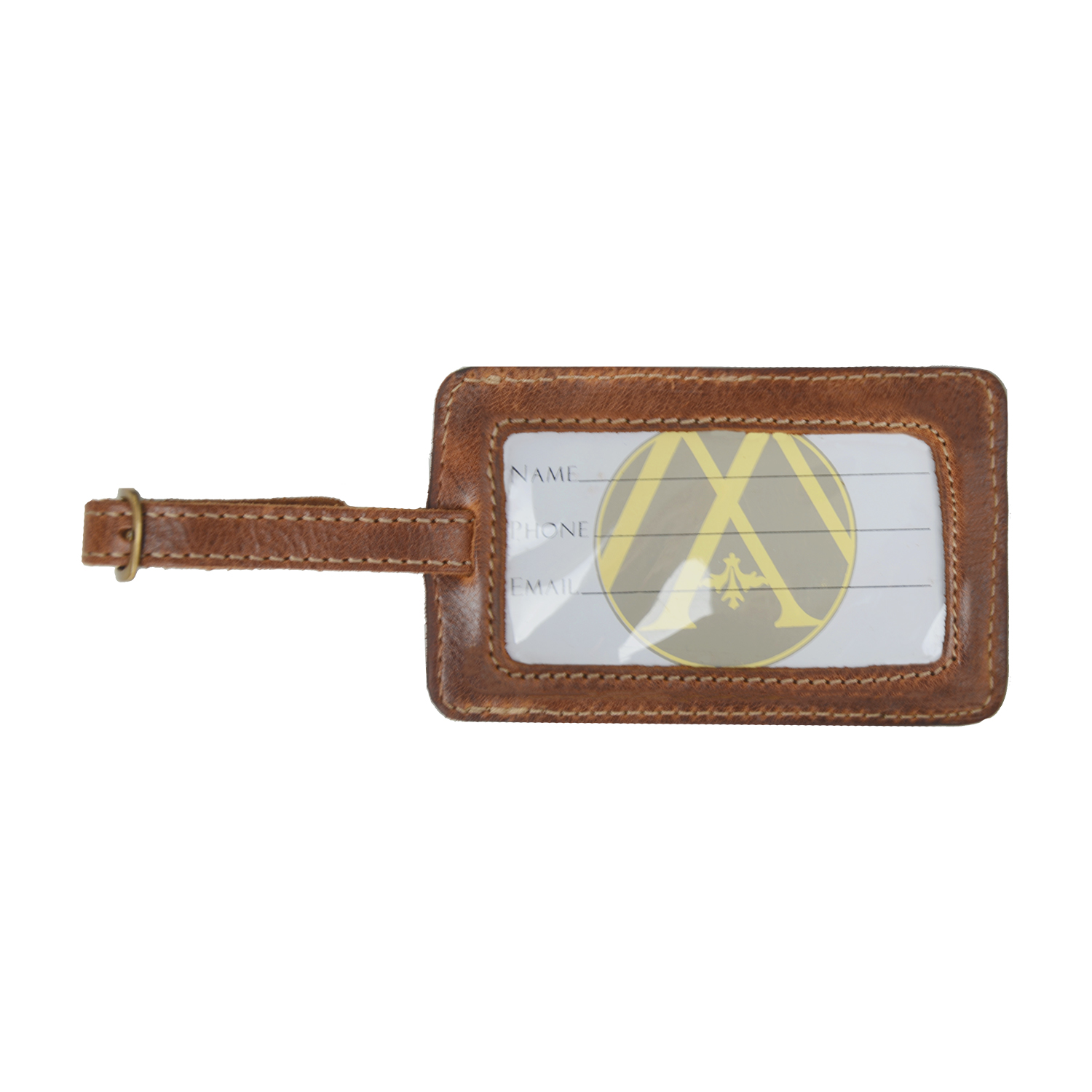 Andrew Philips® Westbridge Leather Luggage Tag Product Image