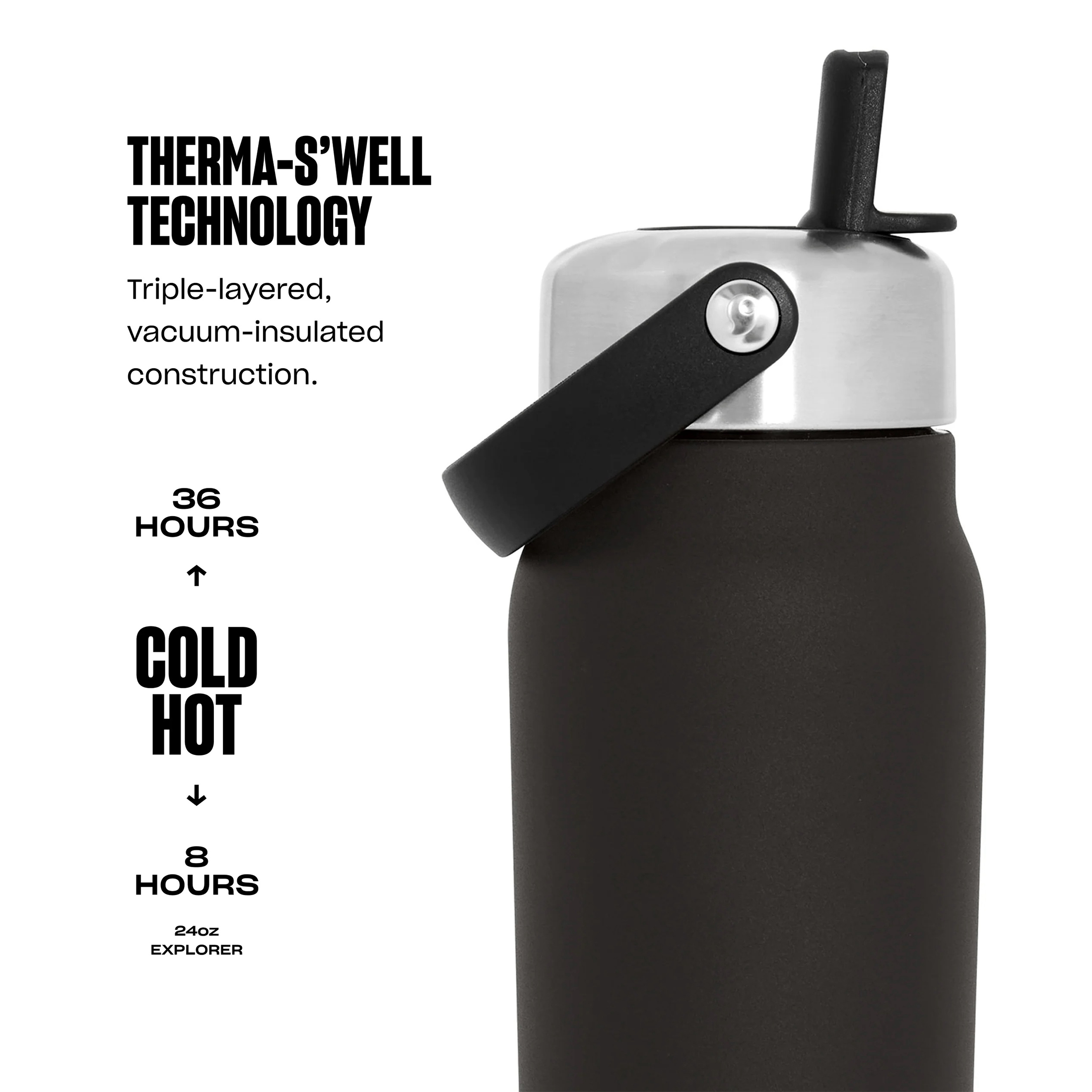 S'well® Explorer Bottle with Flip Straw - 24 oz. Product Image