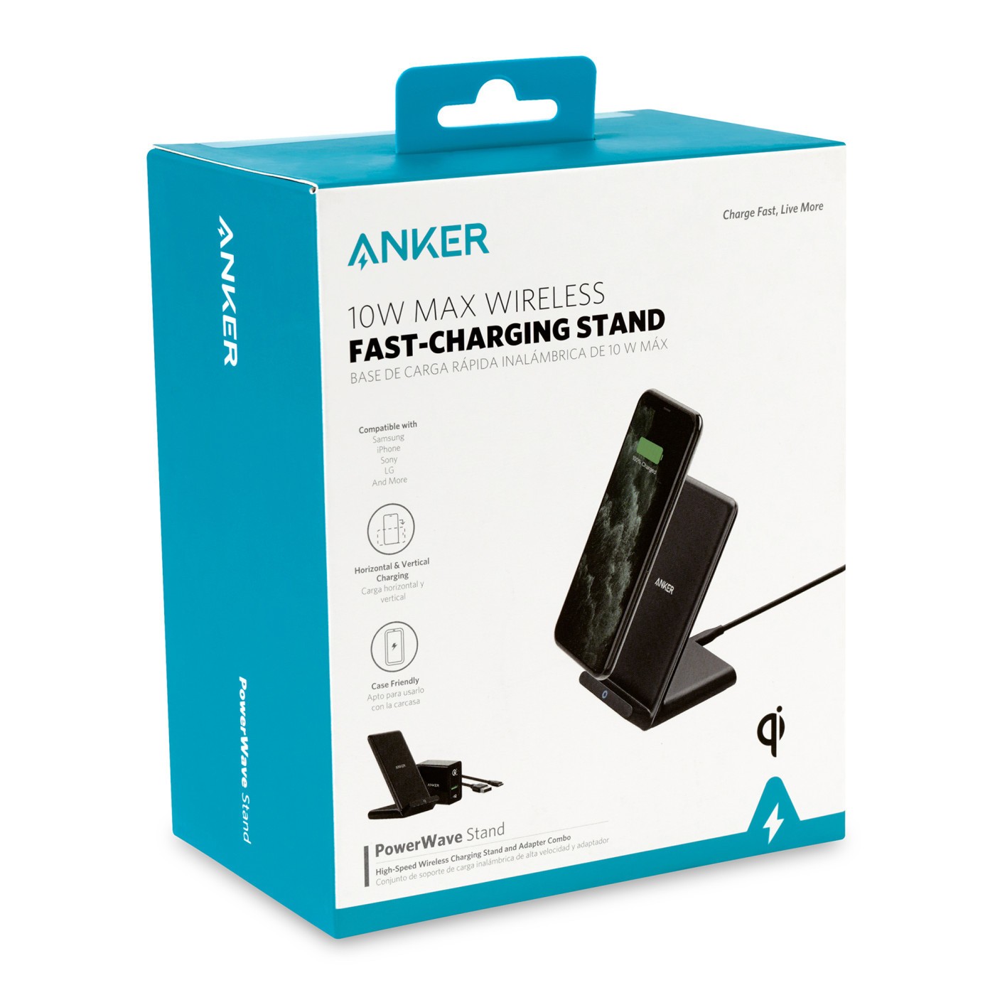 Anker® PowerWave 10W Stand with Charger Product Image