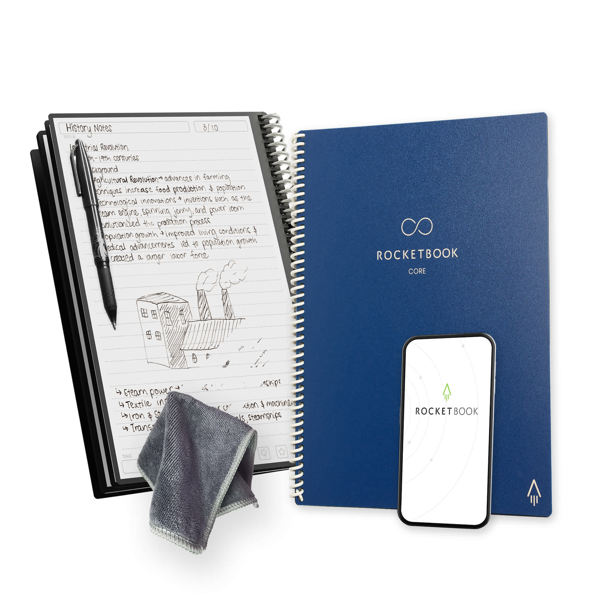 Rocketbook Core Letter Notebook Set Product Image