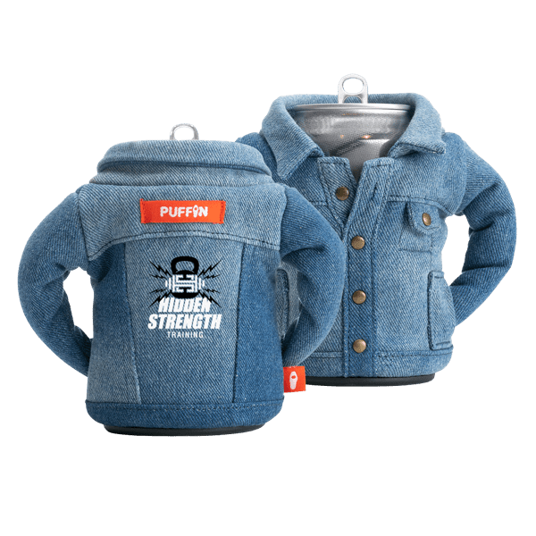 Puffin Drinkwear Denim Jacket Can Cooler Product Image