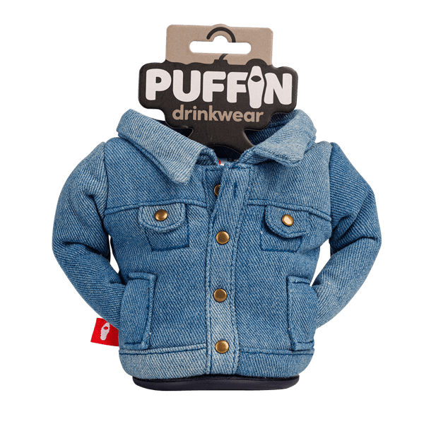 Puffin Drinkwear Denim Jacket Can Cooler Product Image