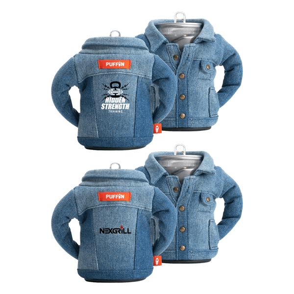 Puffin Drinkwear Denim Jacket Can Cooler Product Image