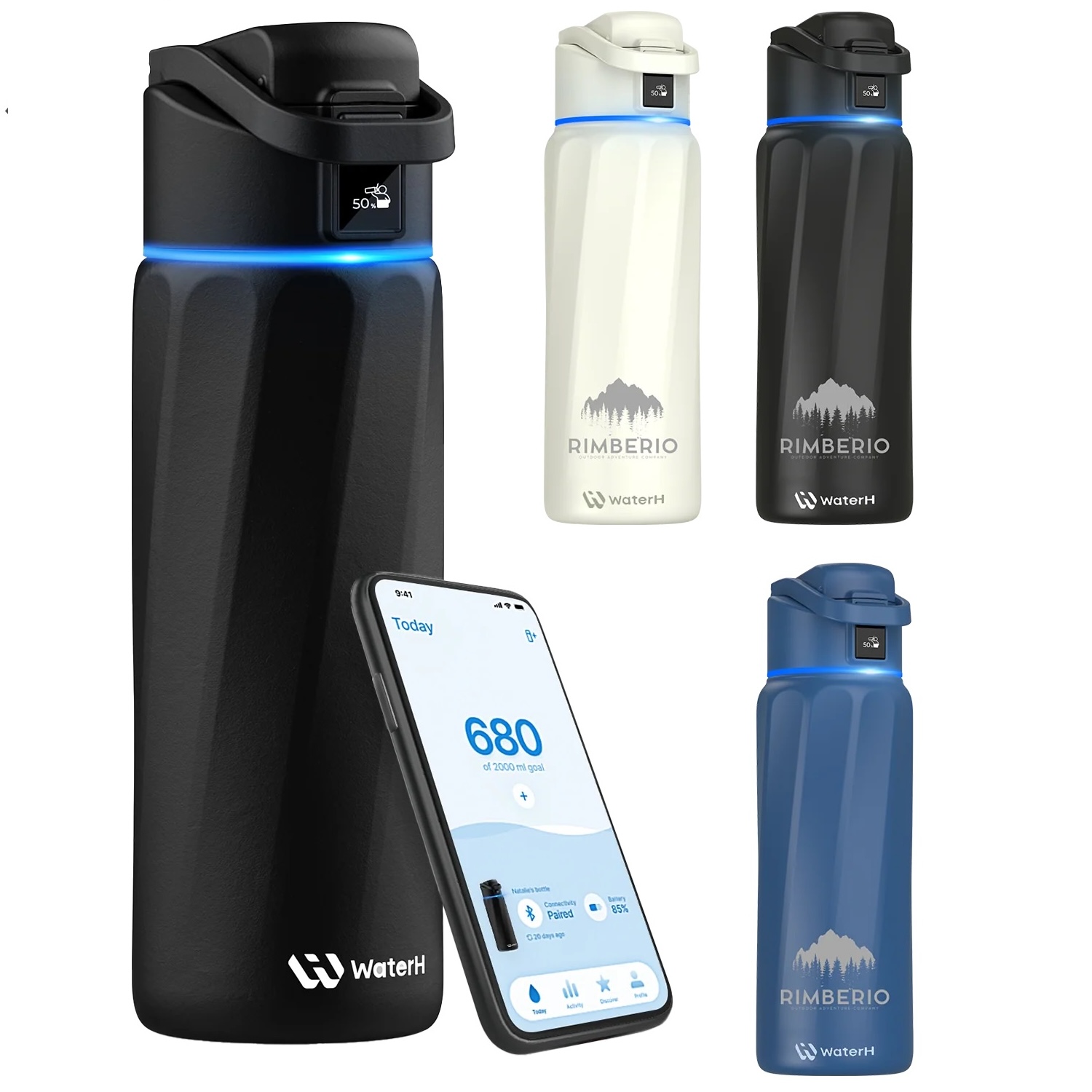 WaterH Smart Water Bottle - 32 oz. Product Image