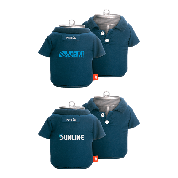 Puffin Drinkwear Polo Shirt Can Cooler Product Image