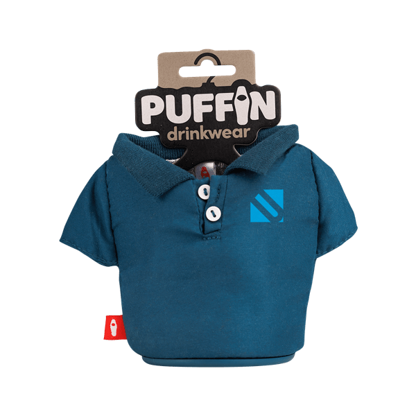 Puffin Drinkwear Polo Shirt Can Cooler Product Image