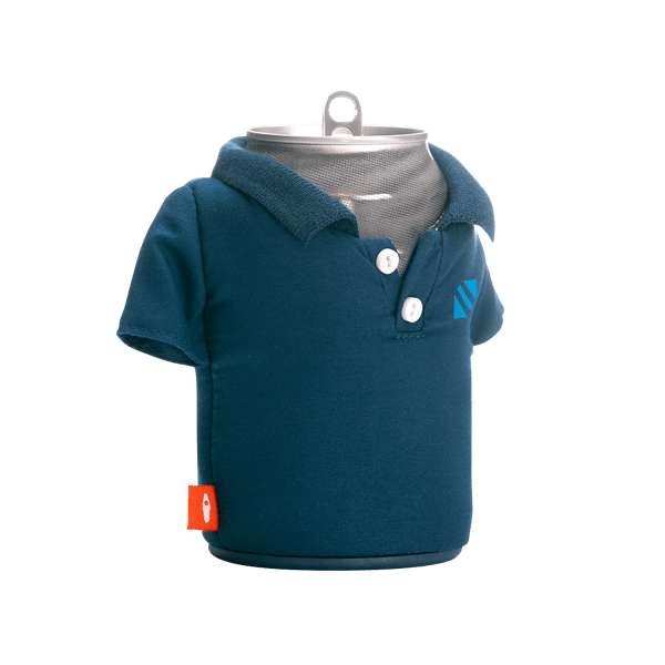 Puffin Drinkwear Polo Shirt Can Cooler Product Image