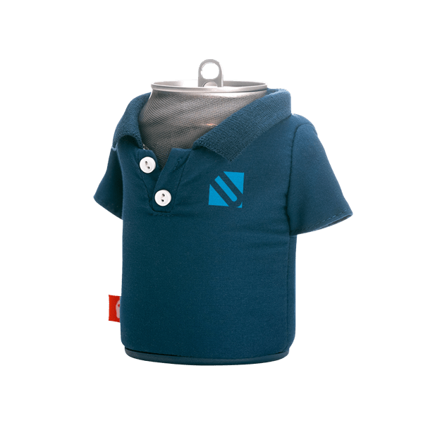 Puffin Drinkwear Polo Shirt Can Cooler Product Image