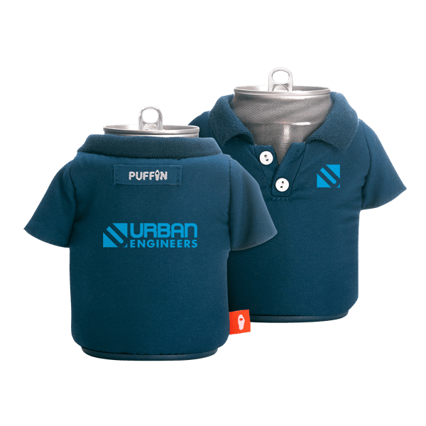 Puffin Drinkwear Polo Shirt Can Cooler Product Image