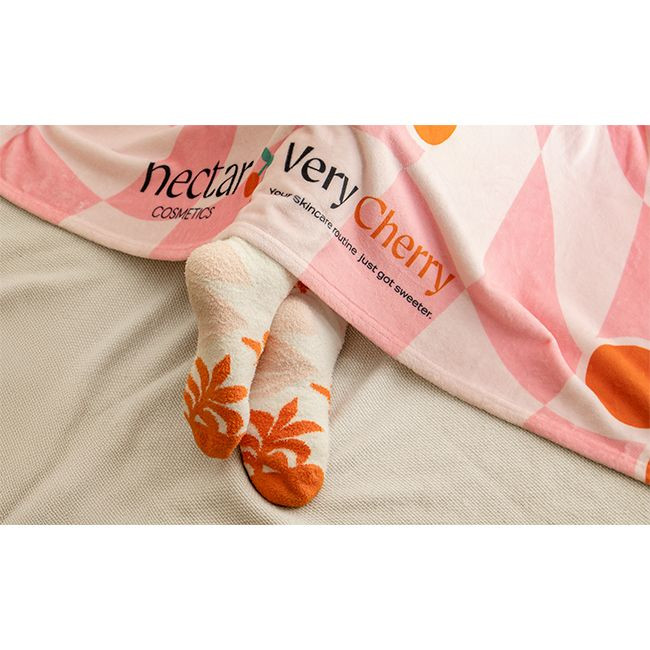 Full Color Plush Throw Blanket Product Image