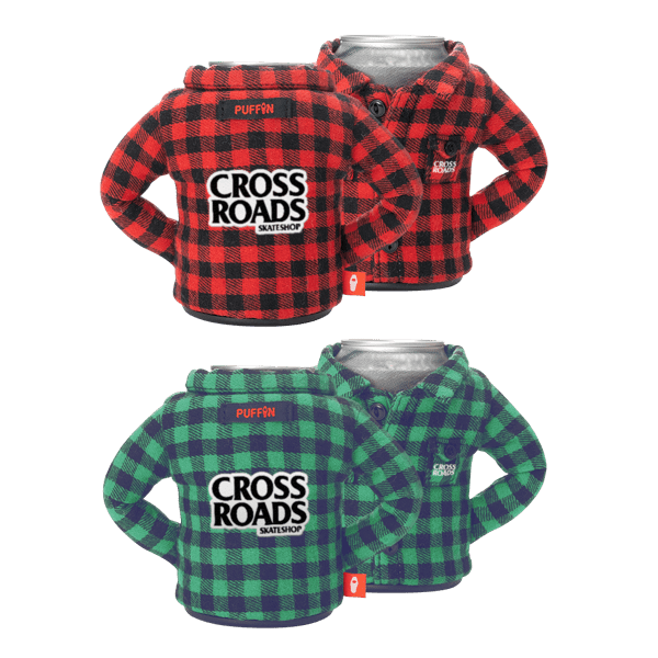 Puffin Drinkwear Feller Plaid Jacket Can Cooler Product Image