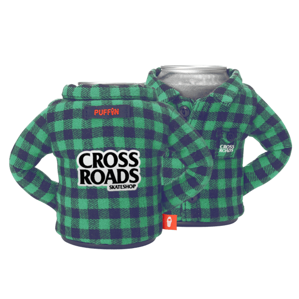 Puffin Drinkwear Feller Plaid Jacket Can Cooler Product Image