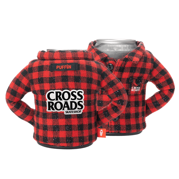 Puffin Drinkwear Feller Plaid Jacket Can Cooler Product Image