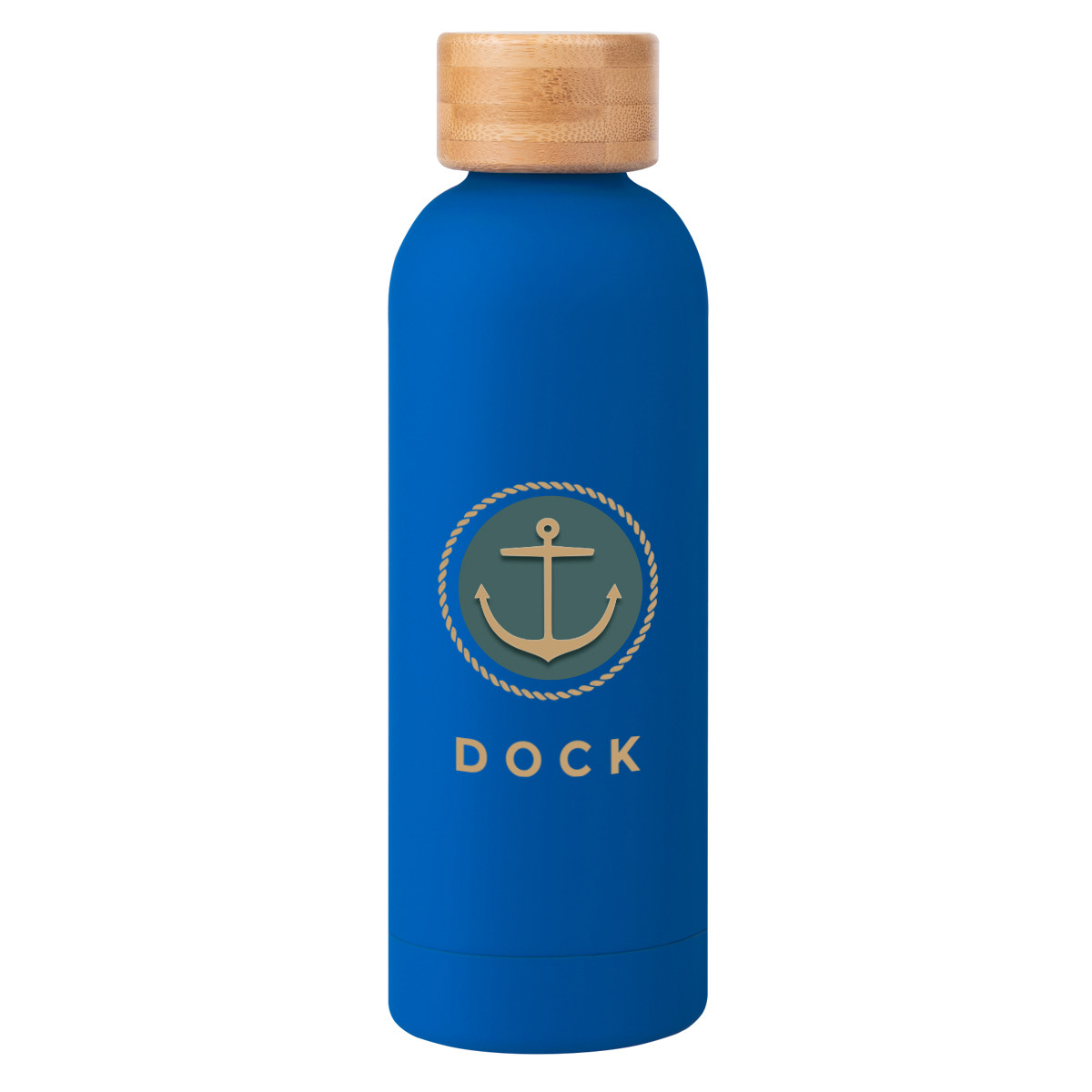 Blair Recycled Stainless Steel Bottle with Bamboo Lid - 17 oz. Product Image