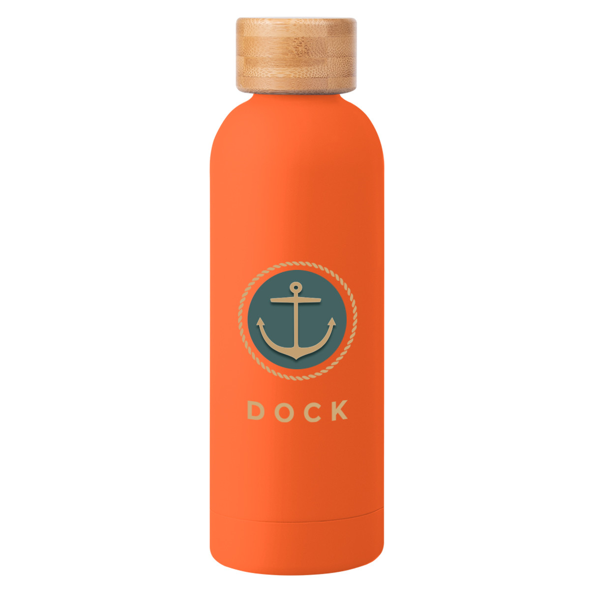Blair Recycled Stainless Steel Bottle with Bamboo Lid - 17 oz. Product Image