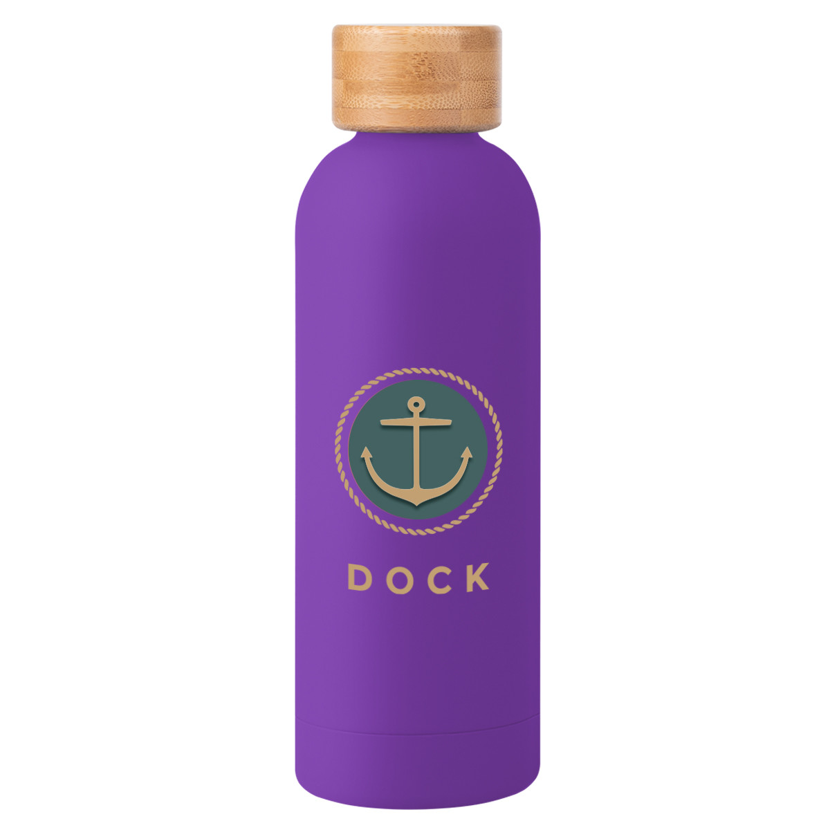 Blair Recycled Stainless Steel Bottle with Bamboo Lid - 17 oz. Product Image