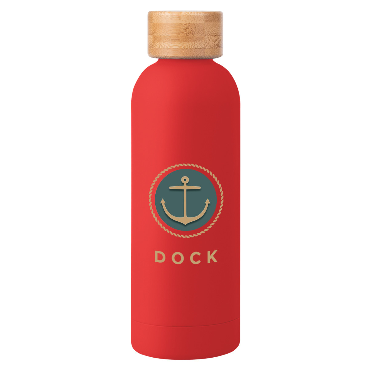 Blair Recycled Stainless Steel Bottle with Bamboo Lid - 17 oz. Product Image