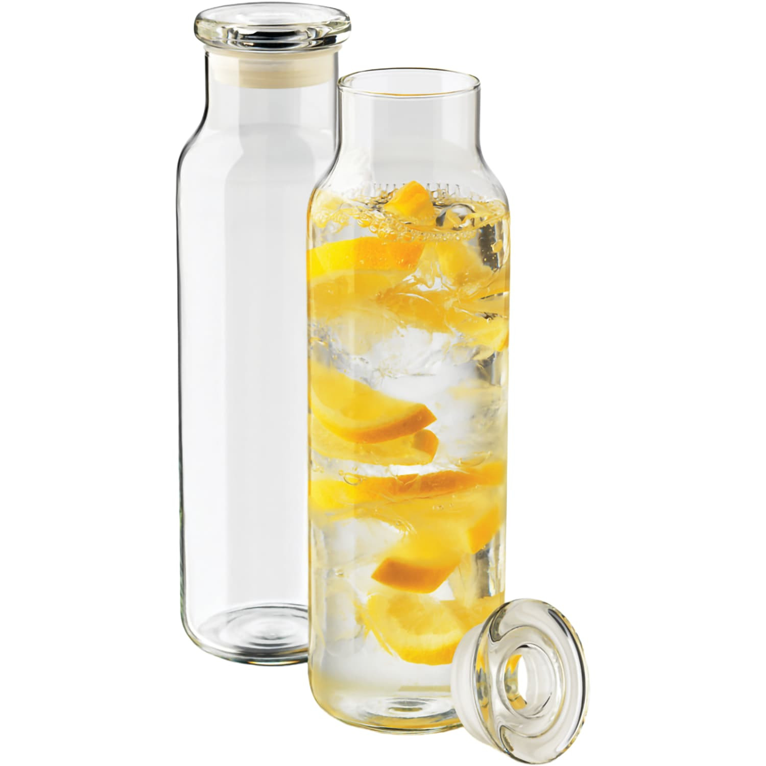 Libbey Glass Water Bottle with Press-On Lid - 24 oz. Product Image