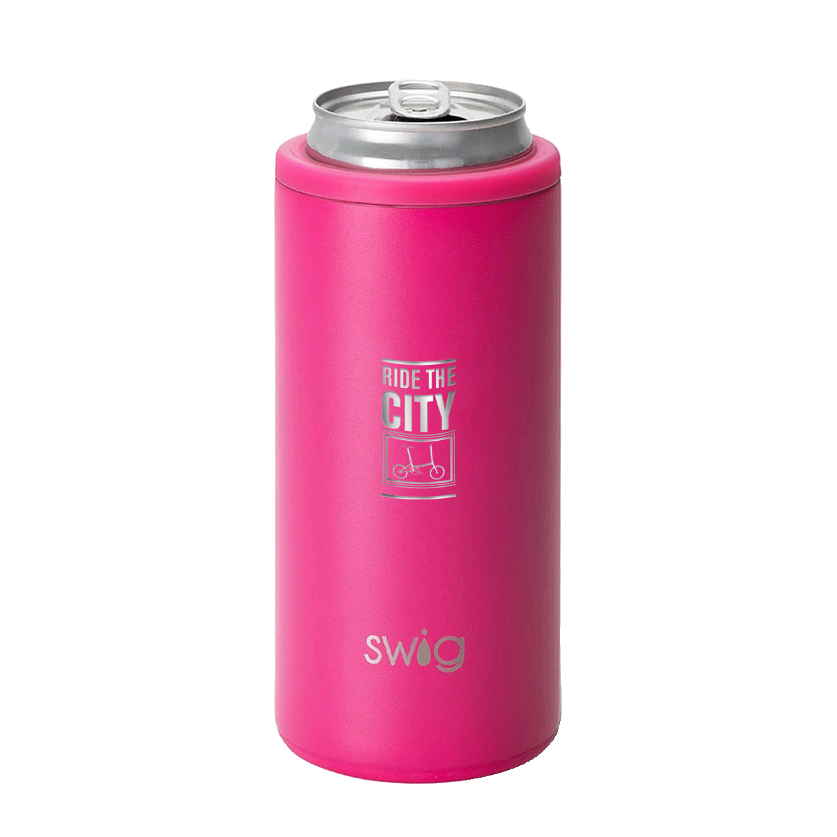 Swig Life™ Laser Engrave Skinny Matte Can Cooler - 12 oz. Product Image