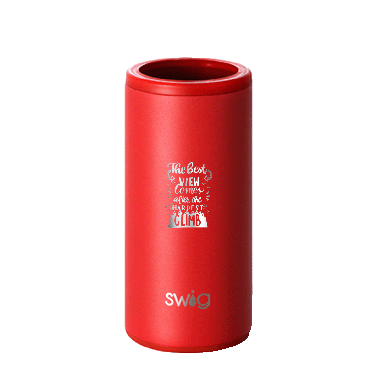 Swig Life™ Laser Engrave Skinny Matte Can Cooler - 12 oz. Product Image