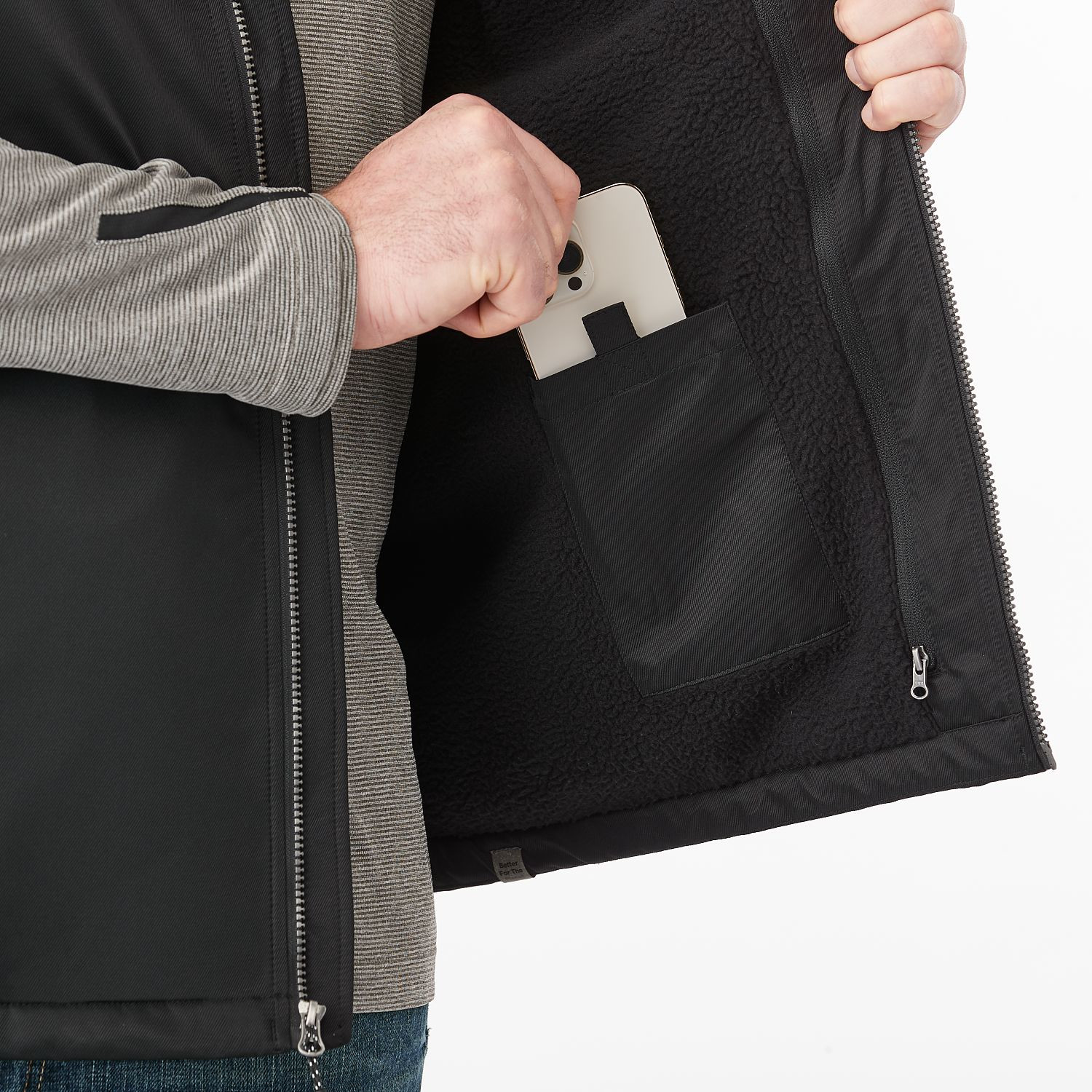 Men's Hardy Eco Sherpa Fleece Lined Vest Product Image