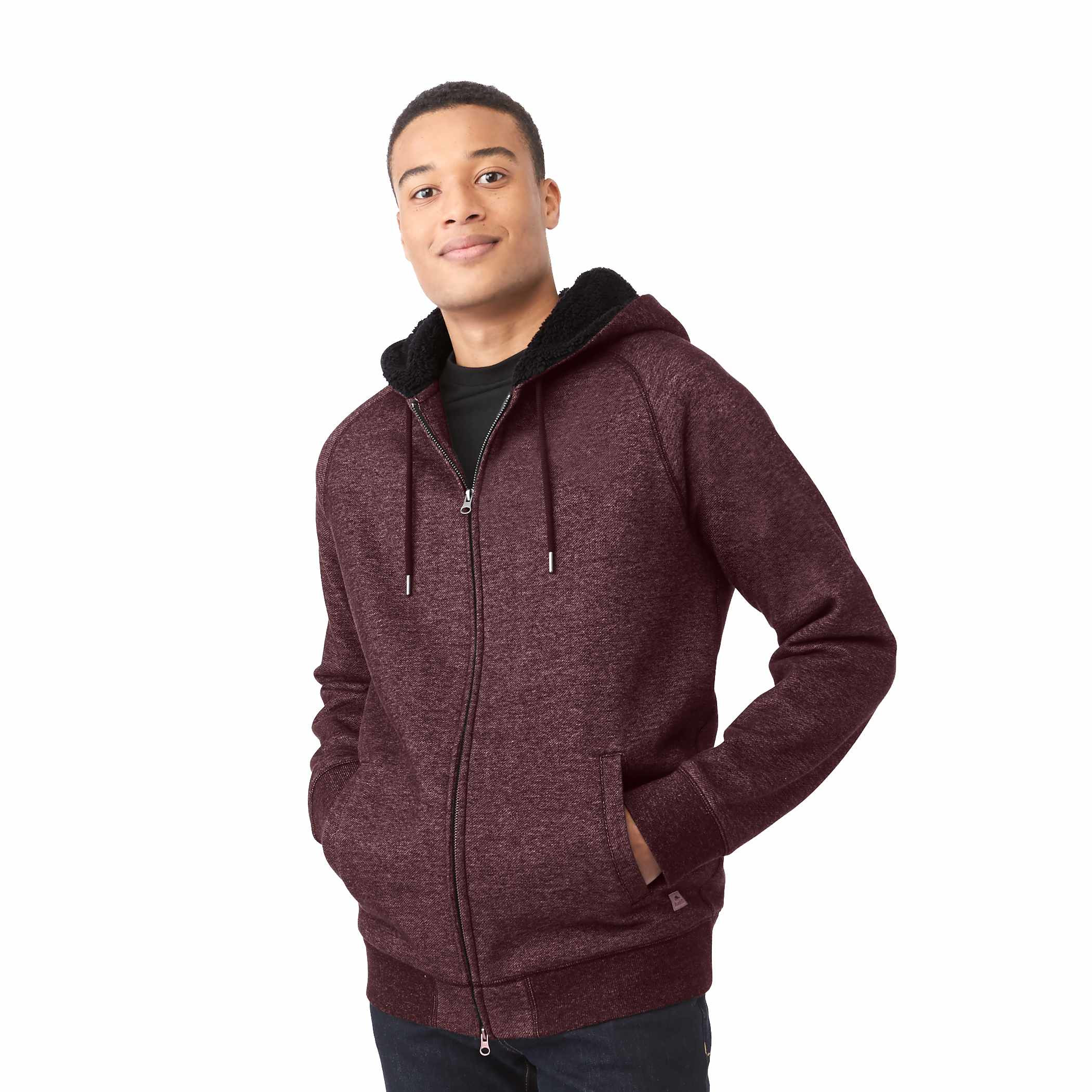 Men's Copperbay Roots73 Heavyweight Sherpa Fleece Lined Full Zip Hoodie Product Image