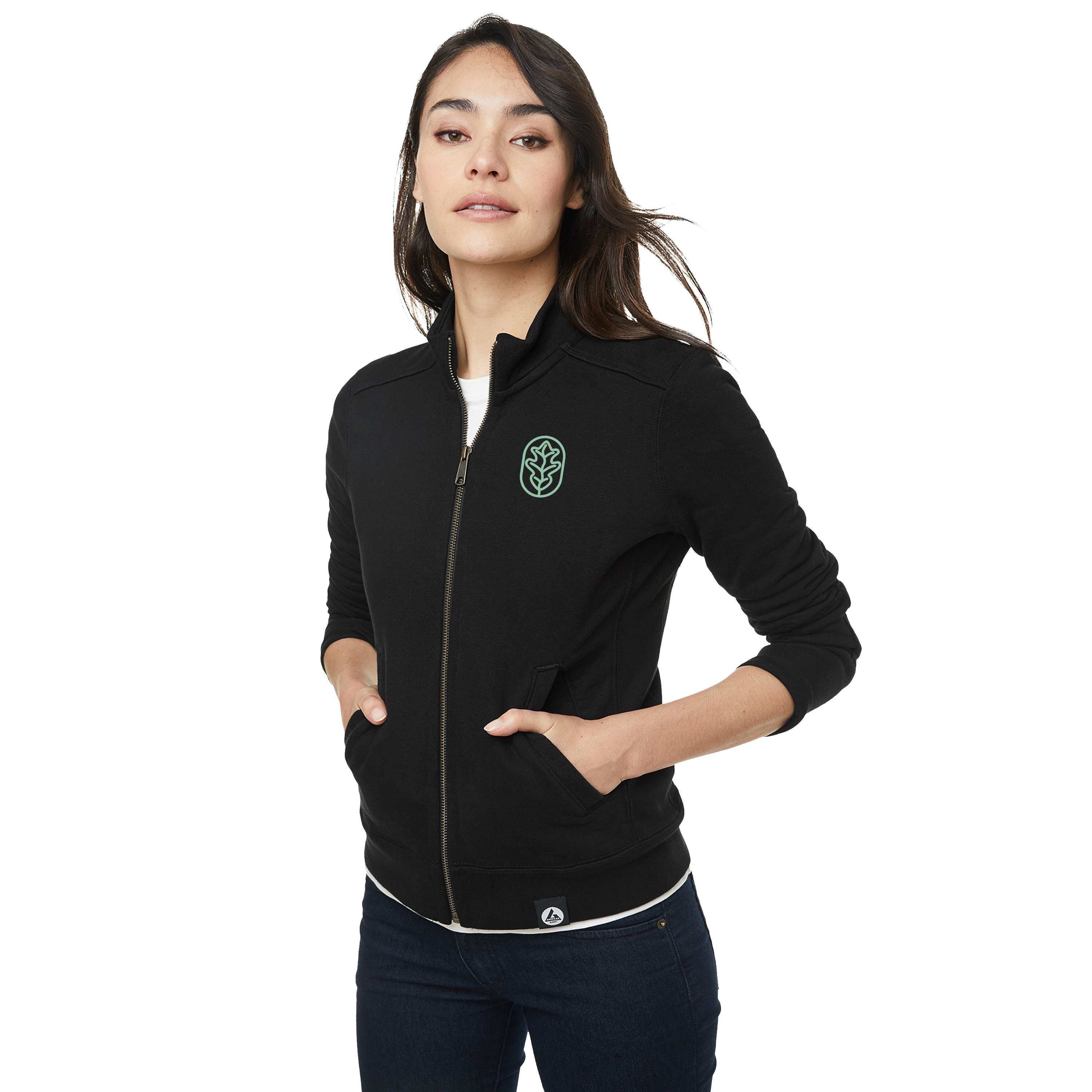American Giant Women's Moto Full Zip Product Image