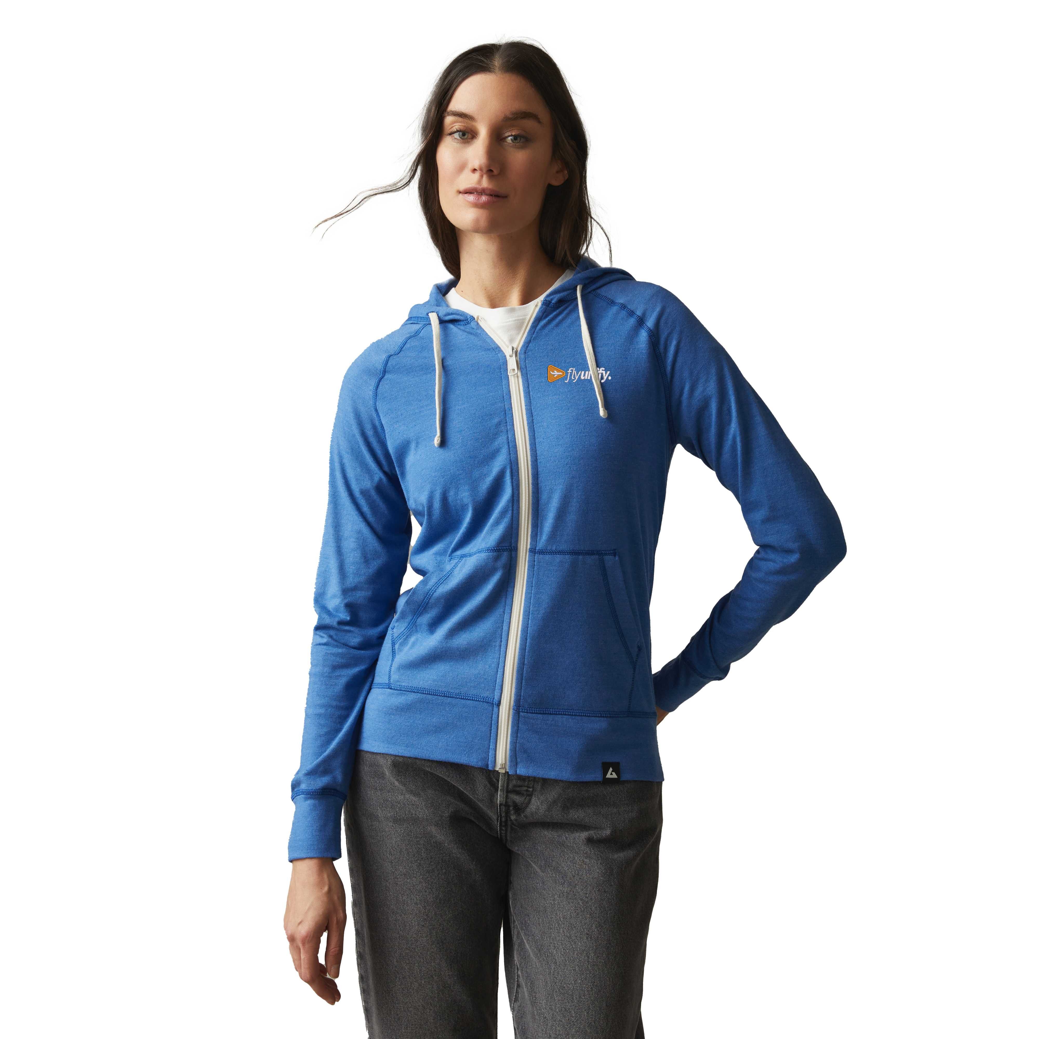 American Giant Women's Lightweight Full Zip Hoodie Product Image