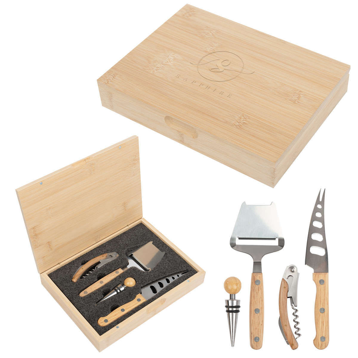 Perfect Pairing Wine & Cheese Knife Set Product Image